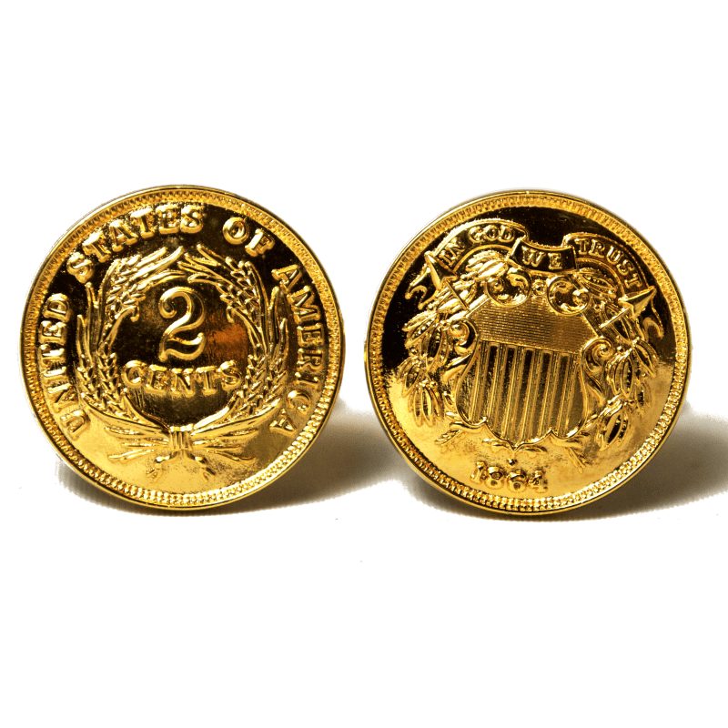 1050932 Cents Cuff Links