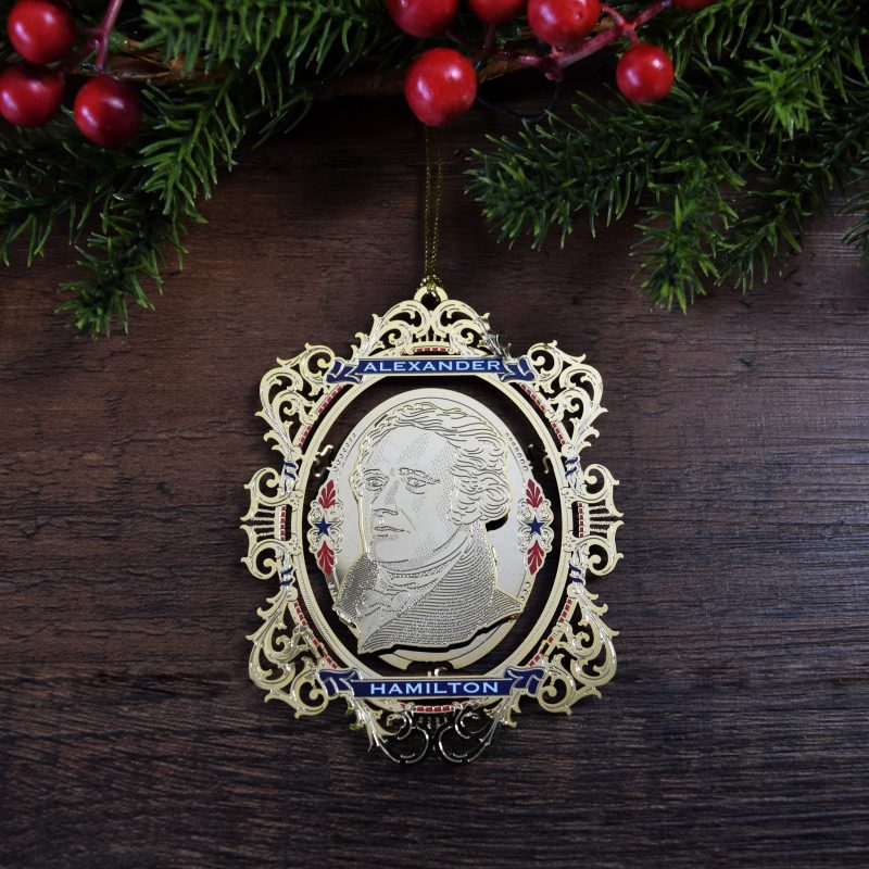 109100 ALEXANDER HAMILTON ORNAMENT 0646.2 copy