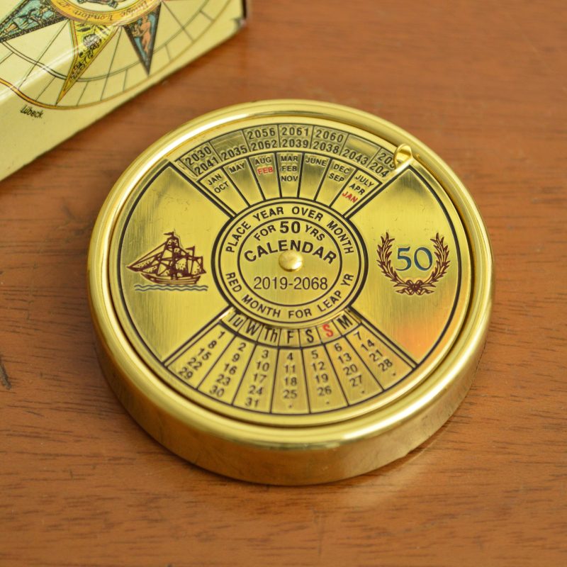 112269 PERPETUAL CALENDAR BRASS BASE 1100