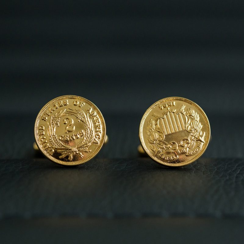 2 Cents Cufflinks 1