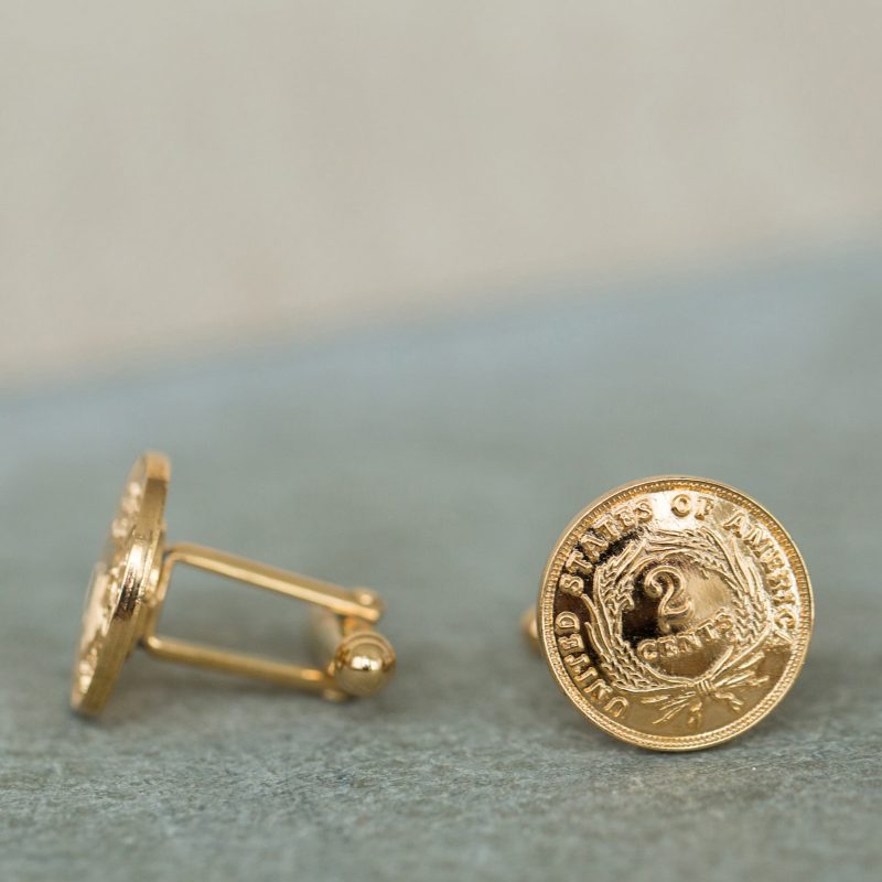 2 Cents Cufflinks 3