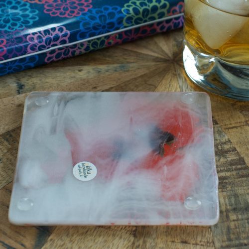 99104612CherryBlossomFusedGlassCoaster4