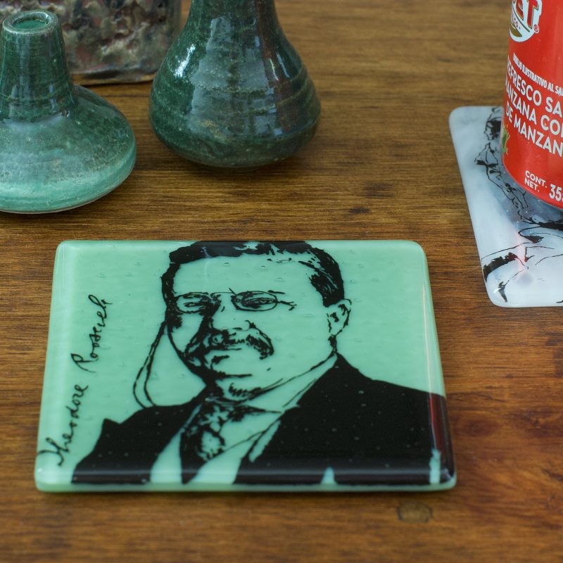 99200046TheodoreRooseveltFusedGlassCoaster2