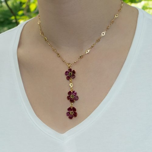 Judith Bacal 110554 CHOKER Purples 3 plum 0607