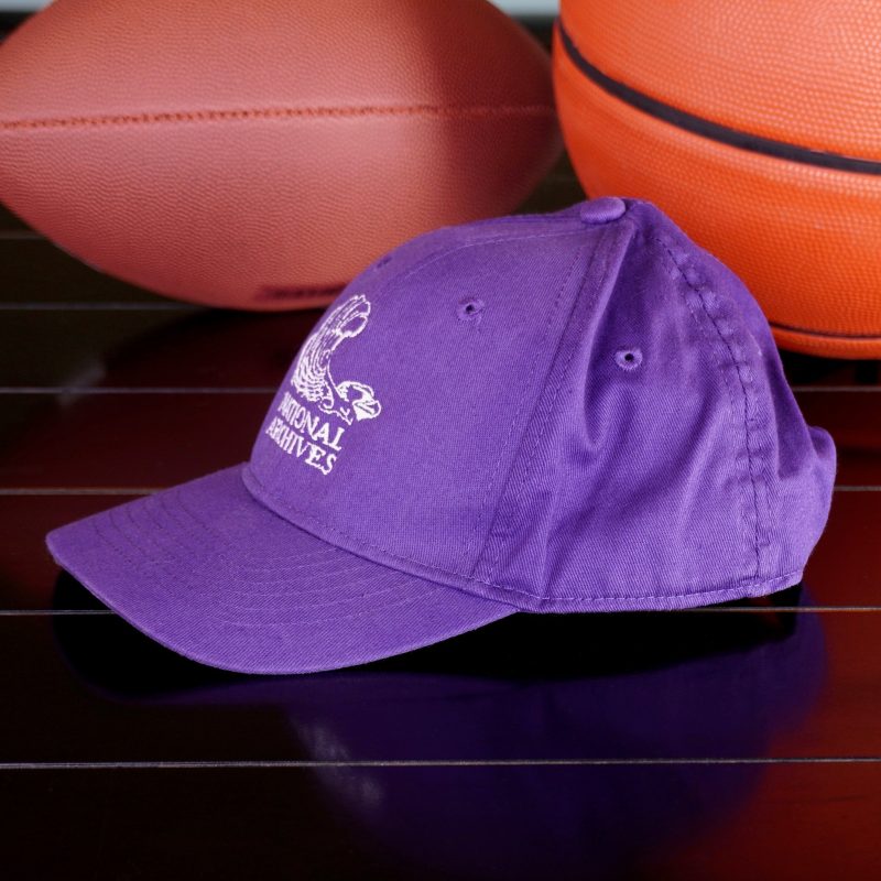 SKU 01067303 Cap Archives Eagle Logo Youth Purple 2