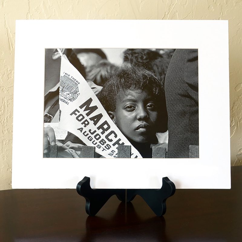 SKU 101837 Matted Print Young Woman Civil Rights March 10 75fc0f2e ea00 485e aee5 1573a510c101