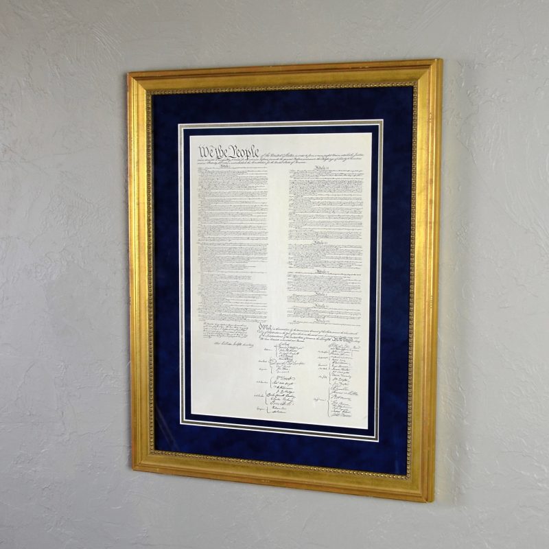 SKU 103459 Constitution Custom Framed Document 170 5