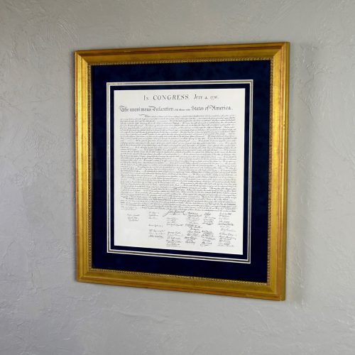 SKU 103460 Declaration of Independence Custom Framed Document 5