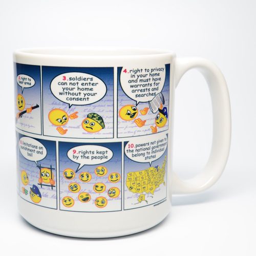 SKU 106403 1 Amending America Emoji Mug 20 oz