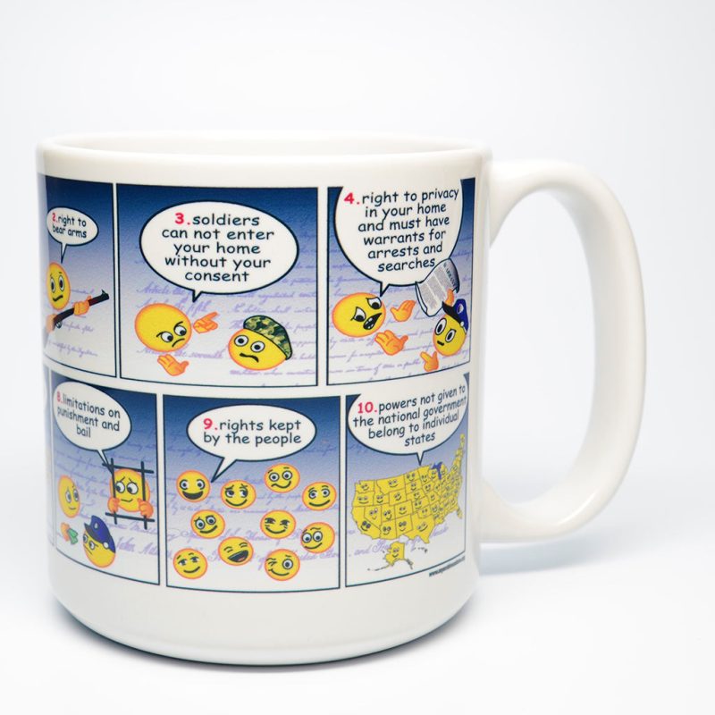 SKU 106403 1 Amending America Emoji Mug 20 oz