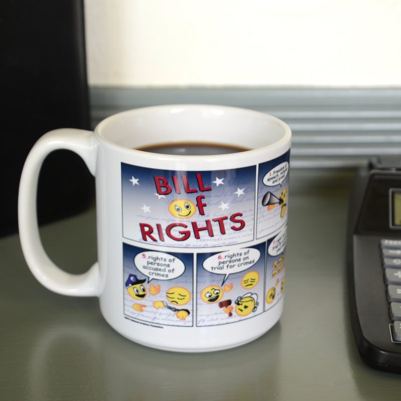 SKU 106403 4 Amending America Emoji Mug 20 oz