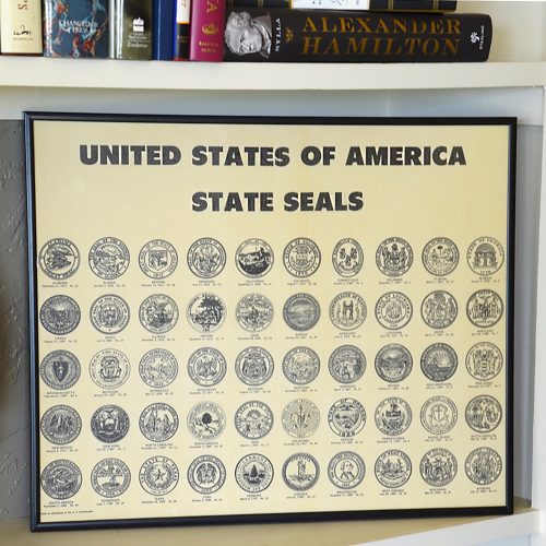 SKU 107057 Framed State Seals Document 7 66176608 2f99 482f b6d7 673974e14414