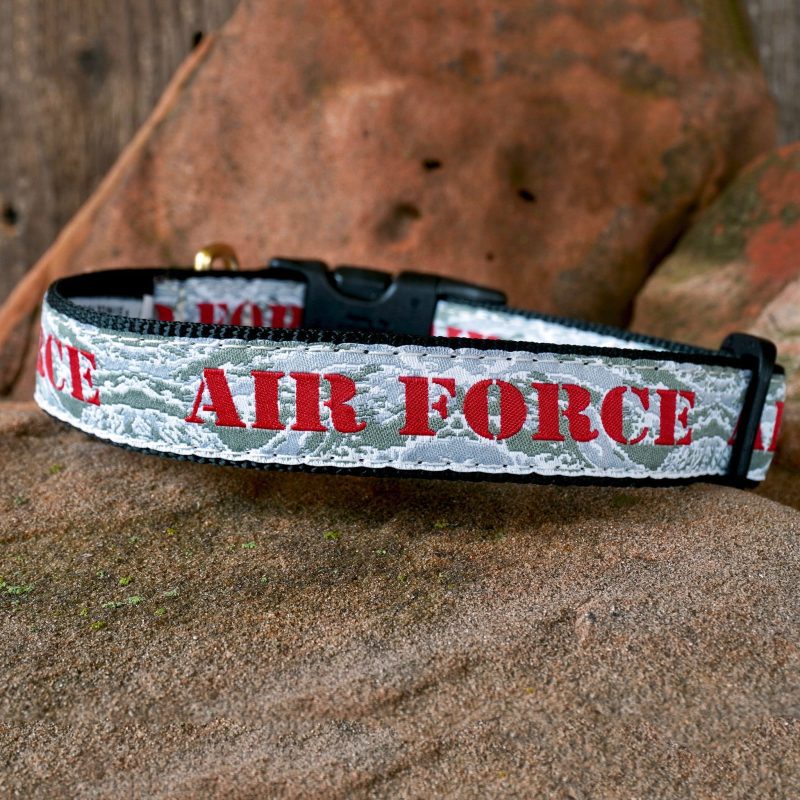 SusanTraywick SKU 01119842 Dog Collar Air Force Canine Camo Md 3