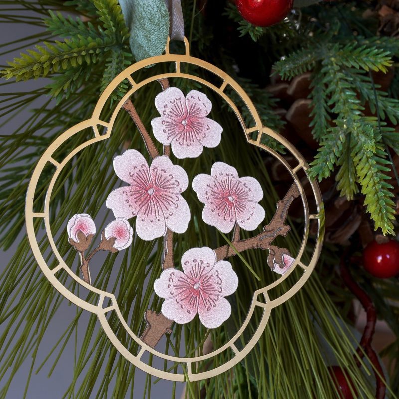 SusanTraywick SKU 3199 Ornament Cherry Blossom 6