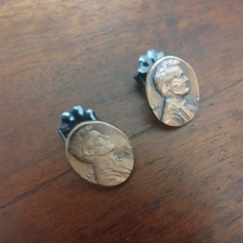 lincoln cameo studs