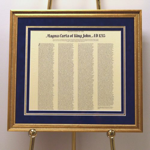 magna carta gold frame